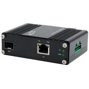 EXSYS EX-60340 PoE+ Industrial Media Konverter 60W, SFP