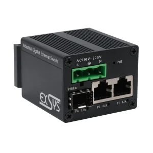 EXSYS EX-62010PoE-SFP Micro 2+1-Port PoE+Industrial Gigabit Switch