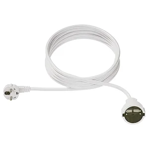 BACHMANN Extension cable, Schutzkontakt 230V 4m weiss