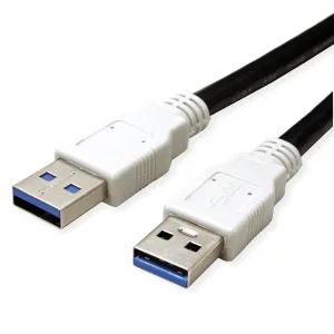 BACHMANN USB 3.0 Kabel A/A 1:1, schwarz, 1 m