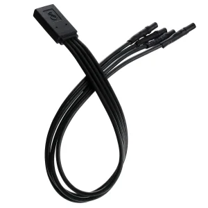 BACHMANN OCHNO Switch Adapter 4Port Alu integrierter LED Taster