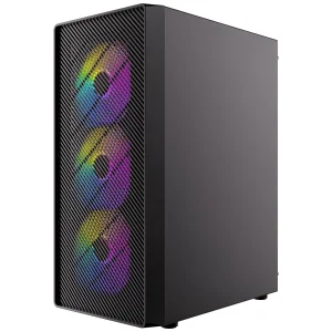 ANTEC AX26 RGB Elite PC Gehäuse Midi Tower Gaming ATX, schwarz