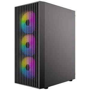 ANTEC AX27 RGB Elite PC Gehäuse Midi Tower Gaming ATX, schwarz