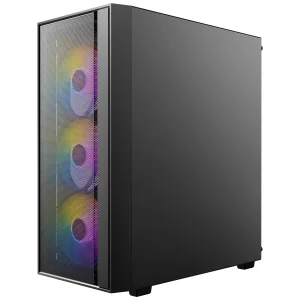 ANTEC AX65 ARGB PC Gehäuse Midi Tower Gaming ATX, schwarz