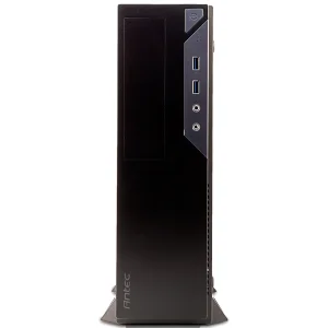 ANTEC VSK 2000 U3 Slim Desktop Black PC Gehäuse ATX, schwarz