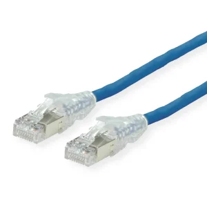 DÄTWYLER Patchkabel Cat.6A (Class EA) S/FTP, CU 7702 flex LSOH, AMP v2, blau, 7,5 m