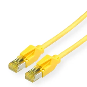 KERPEN Patchkabel Cat.6A (Class EA) S/F, MegaLine F6-90, HiRose TM31, LS0H, gelb, 15 m