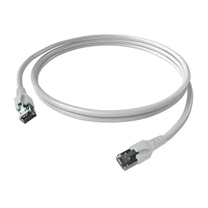 EasyLan FlexBoot Patchkabel Cat.6A, S/FTP, weiß, 2 m