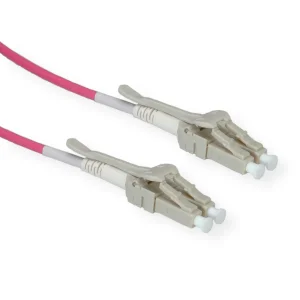 ROLINE LWL-Kabel 50/125µm OM4, LC/LC, Low-Loss-Stecker, violett, 10 m