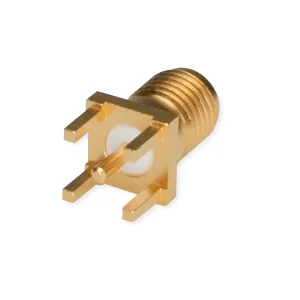 TELEGÄRTNER SMA-Buchse print vergoldet