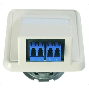 TELEGÄRTNER LWL Anschlussdose 2x2LC Duplex Kupplung