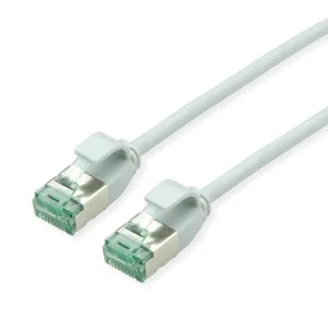ROLINE RM U/FTP DataCenter Patchkabel Cat.6A (Class EA), slim, grau, 0,5 m