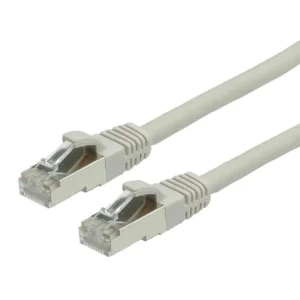 VALUE Patchkabel Cat.6 (Class E) S/FTP (PiMF), LSOH, grau, 10 m