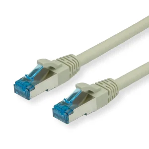 VALUE Patchkabel Cat.6A (Class EA) S/FTP (PiMF), LSOH, grau, 0,5 m