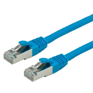 VALUE Patchkabel Cat.6 (Class E) S/FTP (PiMF), LSOH, blau, 1 m