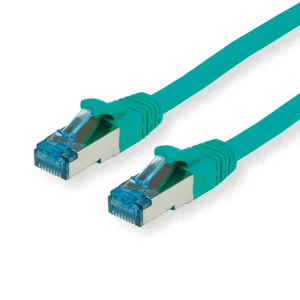 VALUE Patchkabel Cat.6A (Class EA) S/FTP (PiMF), LSOH, grün, 0,5 m