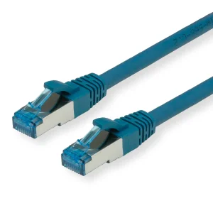 VALUE Patchkabel Cat.6A (Class EA) S/FTP (PiMF), LSOH, blau, 7 m