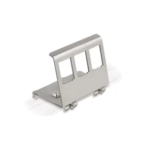 VALUE Hutschienen-Adapter unbestückt, für 3 Keystones