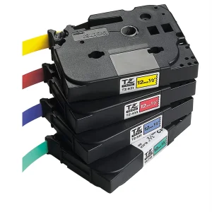 BROTHER TZe-551 Schriftband 24 mm laminiert blau/schwarz