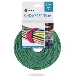 VELCRO® One Wrap® Strap 20mm x 330mm, 100 Stück, grün