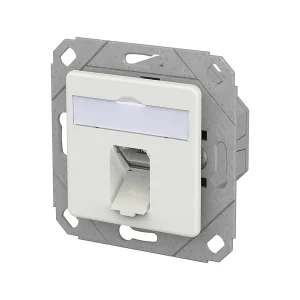 METZ CONNECT E-DAT C6A LSA++ Dose, 1 Port, UPk, verkehrsweiß