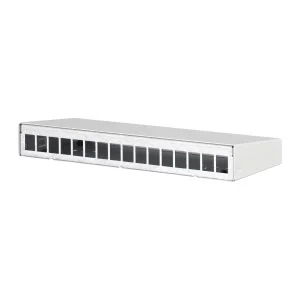 METZ CONNECT Keystone AP-Gehäuse 16 Port reinweiß RAL9010