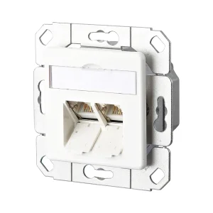 METZ CONNECT E-DAT C6 2 Port UPk, reinweiß