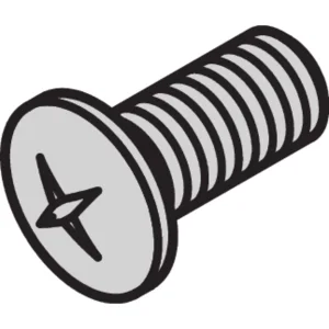 SCHROFF Senkkopfschraube mit Kreuzschlitz - NTS SENKSCHR.M.KR.M4X10 100S