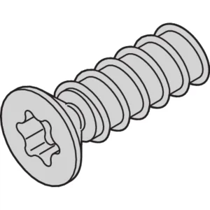 SCHROFF Senkkopfschraube mit Torx - TORXSCHR 2.5X7.7 100STK