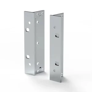 SCHROFF 19"-Winkel Typ F mit / ohne Grifflöcher für Textildichtung - 19" WINKEL 3HE M.GR. 2STK