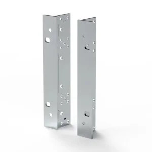 SCHROFF 19"-Winkel Typ F mit / ohne Grifflöcher für Textildichtung - 19" WINKEL 4HE M.GR. 2STK