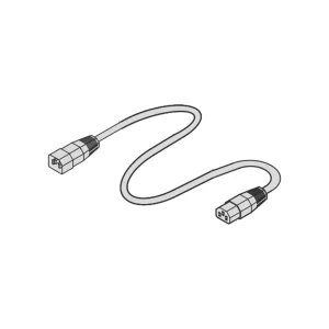 SCHROFF Netzanschlussleitung, IEC - KABEL IEC60320 C13-C14 1,0M