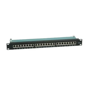 VALUE Cat.6 (Class E) 19-Zoll-Patchpanel, 24 P, geschirmt, schwarz