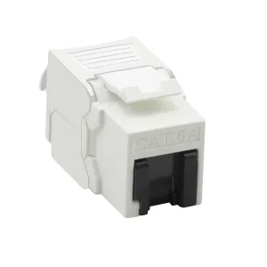 VALUE Cat.6A (Class EA) Keystone, RJ-45, ungeschirmt, werkzeuglos, weiß