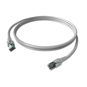 EasyLan FlexBoot Patchkabel Cat.6A, S/FTP, grau, 10 m