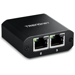 TRENDnet TEG-102S 2-Port-Gigabit-Splitter, mit USB-C-Stromversorgung