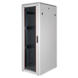 ROLINE 19-Zoll Netzwerkschrank Pro 36 HE, 600x800 BxT Glastür grau