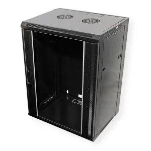 VALUE Wandgehäuse 15 HE (HxBxT) 768x570x450mm, Bausatz, schwarz