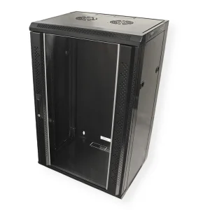 VALUE Wandgehäuse 18 HE (HxBxT) 901x570x450mm, Bausatz, schwarz