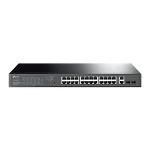 TP-Link TL-SG1428PE Netzwerk-Switch Managed L2 Gigabit Ethernet (10/100/1000) Power over Ethernet (PoE) 1U Schwarz