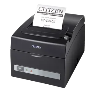 Citizen CT-S310II LAN, Dual-IF, 8 Punkte/mm (203dpi), Cutter, schwarz