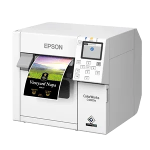Epson ColorWorks C4000, Mattschwarze Tinte, Cutter, ZPLII, USB, Ethernet