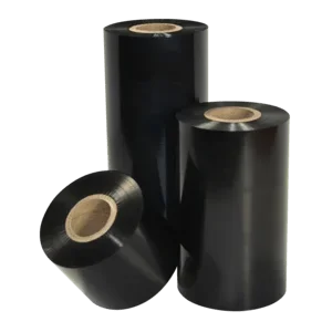Thermotransferbänder, Zebra, 2300, Wachs, 40mm, 450m, Außen, Schwarz