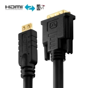 Zertifiziertes 2K HDMI / DVI Kabel - schwarz, 10.0m