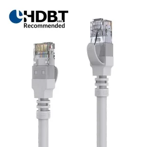 HDBaseT-zertifiziertes Cat.6a Patchkabel - 50.0m, grau