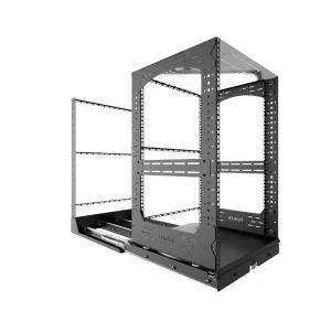 19" Hochbelastbares ausziehbares und drehbares Rack, 16RU