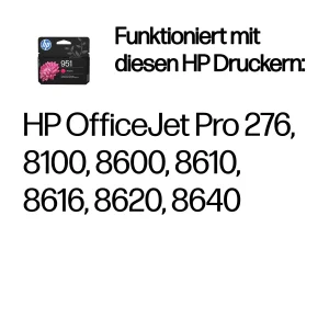 HP 951 Magenta Officejet Ink Cartridge