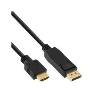 30er B-Pack InLine® DisplayPort / HDMI Konverter Kabel, schwarz, 2m