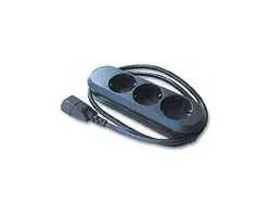 Schuko-Adapter 10A 3X