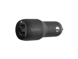 Belkin Car Charger Dual USB-A 24W Black